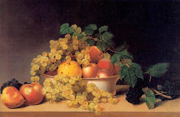 Peale, James Still Life with Fruit on a Tabletop china oil painting image